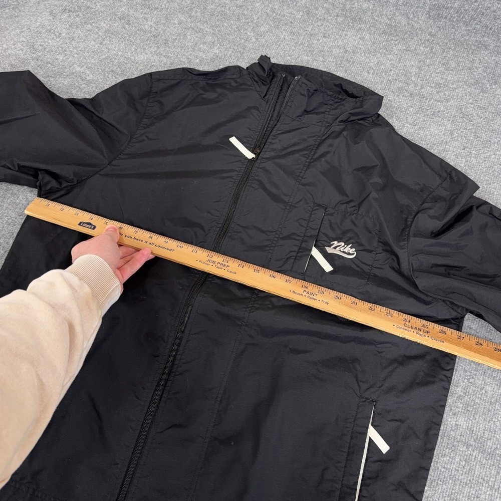 Vintage Nike Jacket Mens Large Script Embroidered Logo Nylon Windbreaker Y2K - Picture 7 of 10
